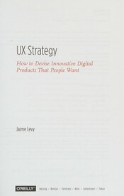 UX Strategy cover